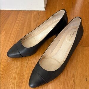 Cole Haan Black Kitten Heels